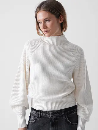 HUGO | Jersey de cuello alto SORELLASIO | weiss